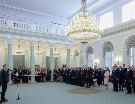 Badacze z UJ odebrali akty nominacyjne w Pałacu Prezydenckim